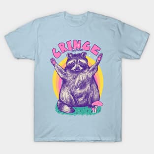 Embrace Cringe | Raccoon MEME T-Shirt